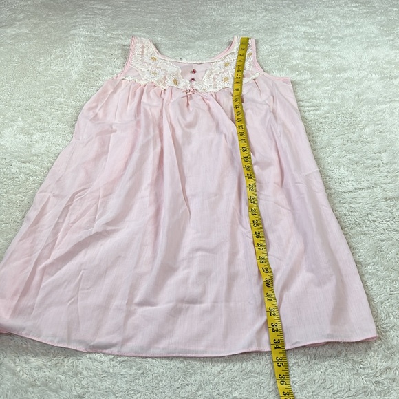 Vintage bundle of 2 pink Katz shift style nightgowns, med - Picture 8 of 15
